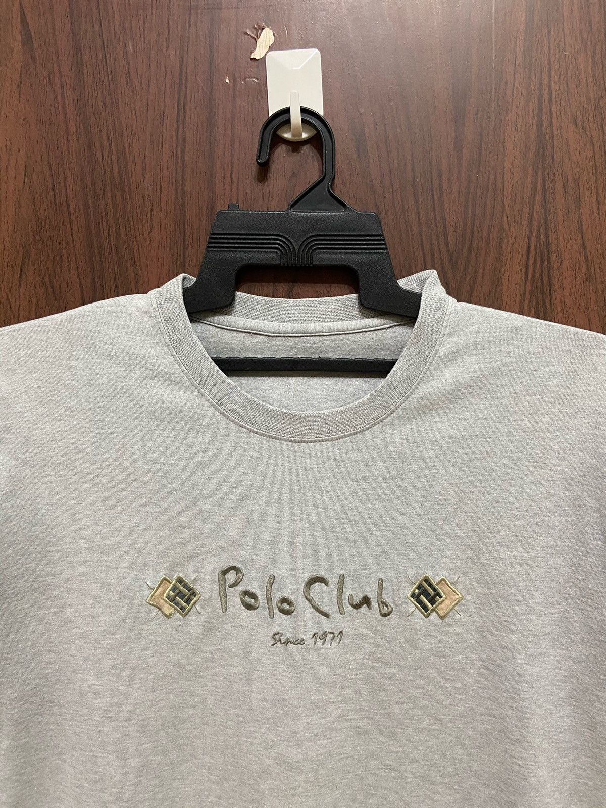 Japanese Brand Vintage Polo Club t shirt embroidered fit L Size US L / EU 52-54 / 3 - 3 Thumbnail