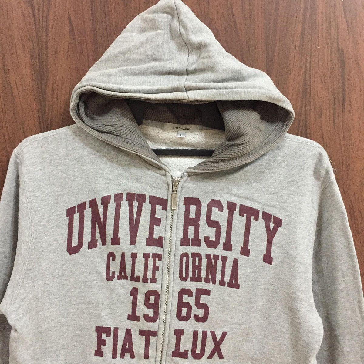 Japanese Brand Anti-Label hoodie spell out University California Size US L / EU 52-54 / 3 - 2 Thumbnail