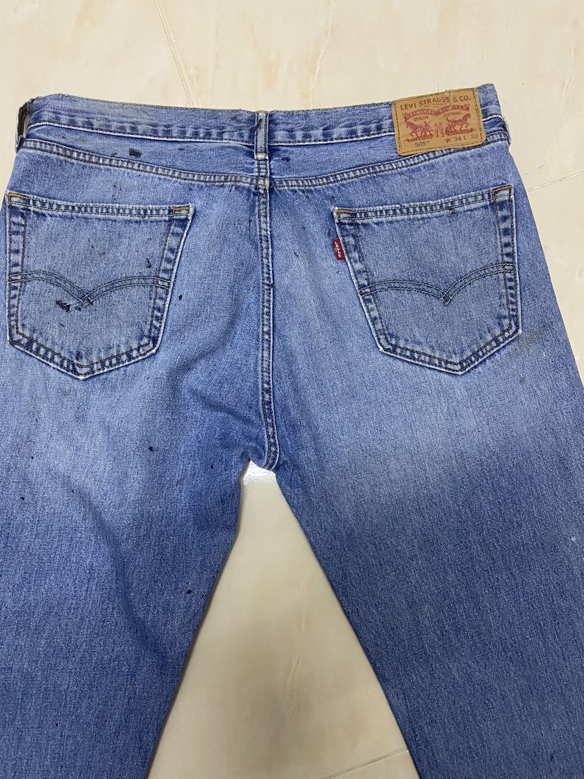 Levi's Vintage 505 Levis Jeans Denim Fit W36 light blue Size US 36 / EU 52 - 9 Thumbnail