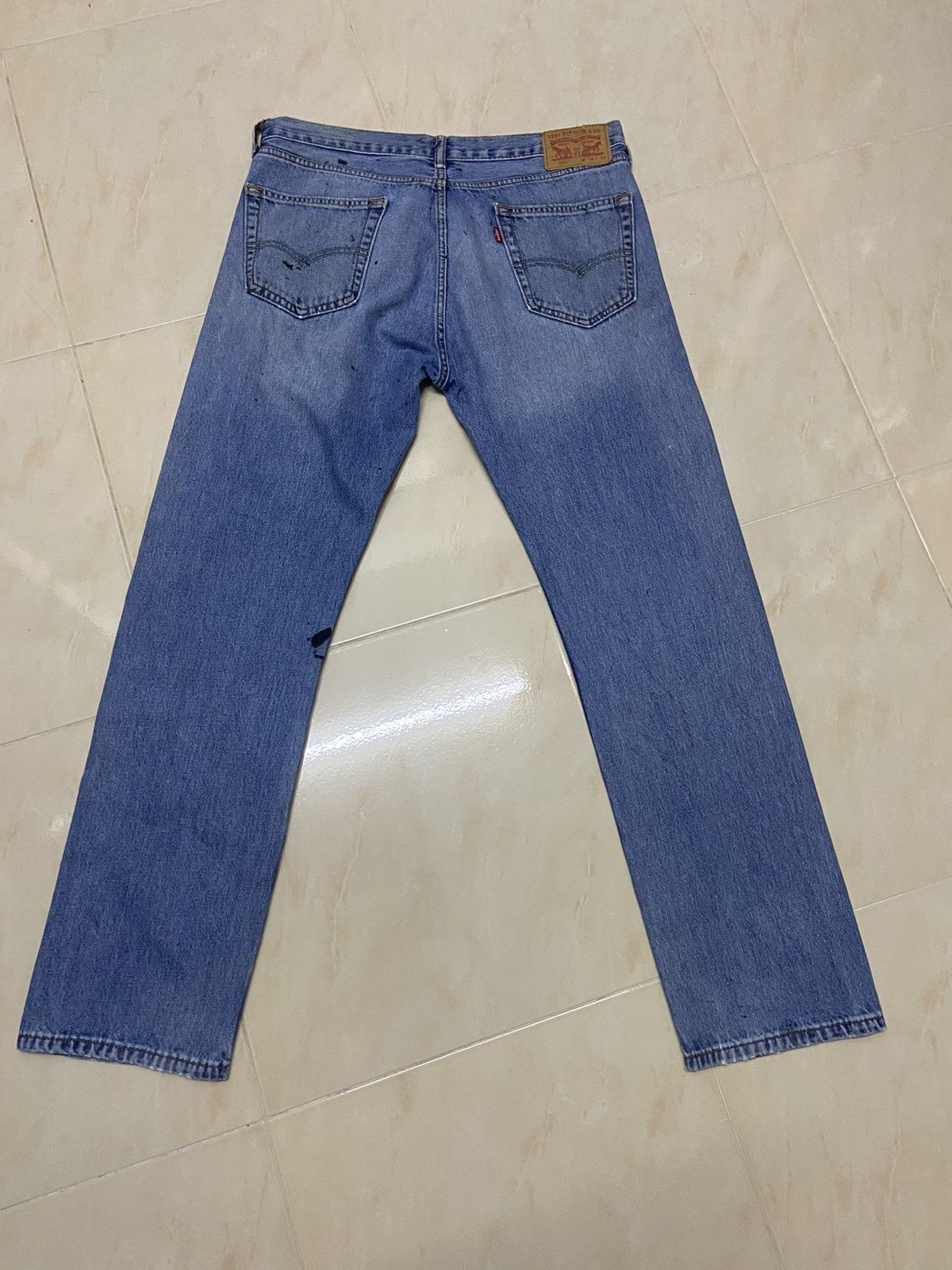 Levi's Vintage 505 Levis Jeans Denim Fit W36 light blue Size US 36 / EU 52 - 7 Thumbnail