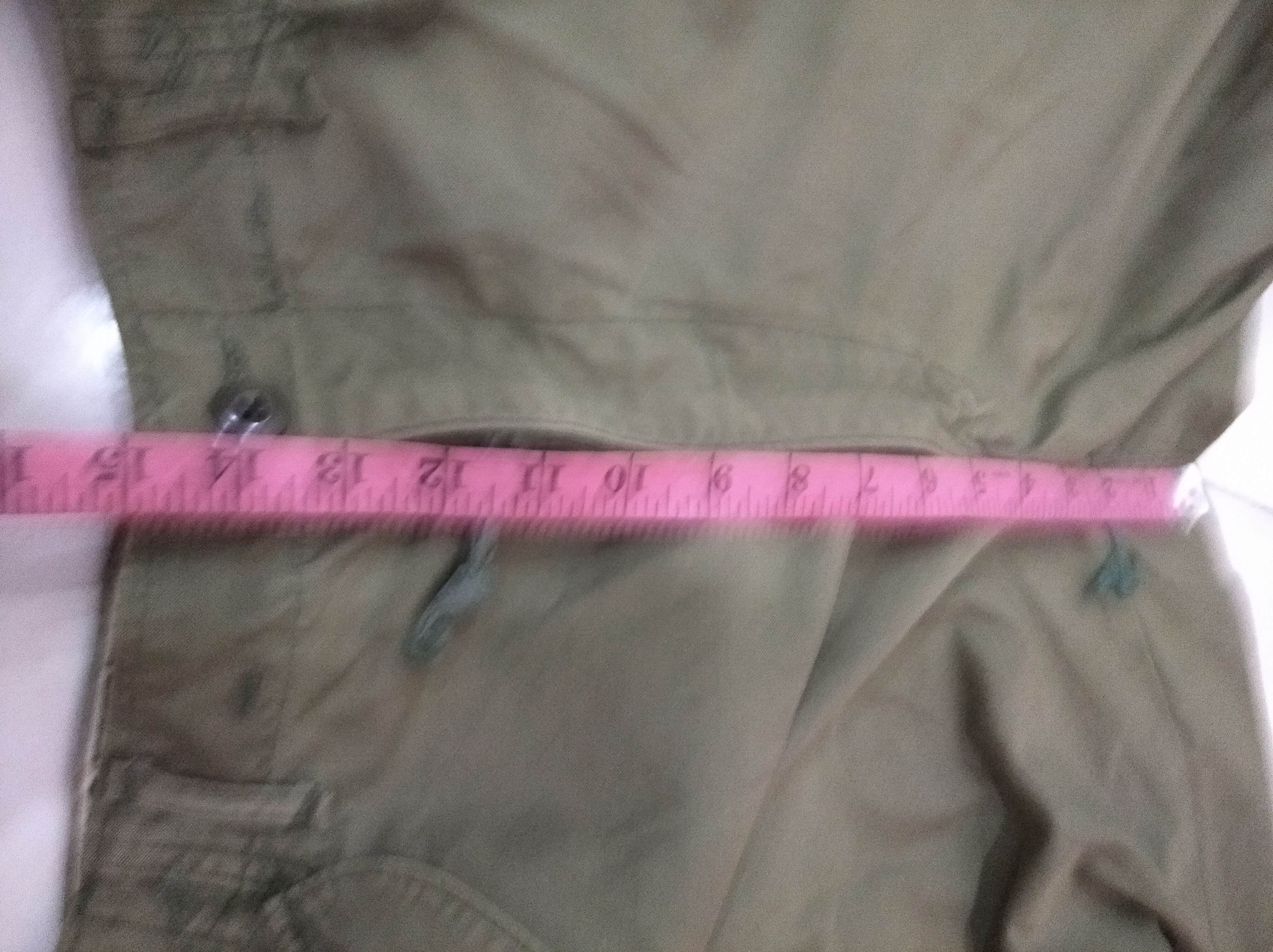 Vintage Vintage 70s US Army OG 107 Sateen Cargo Pants Size US 34 / EU 50 - 13 Thumbnail