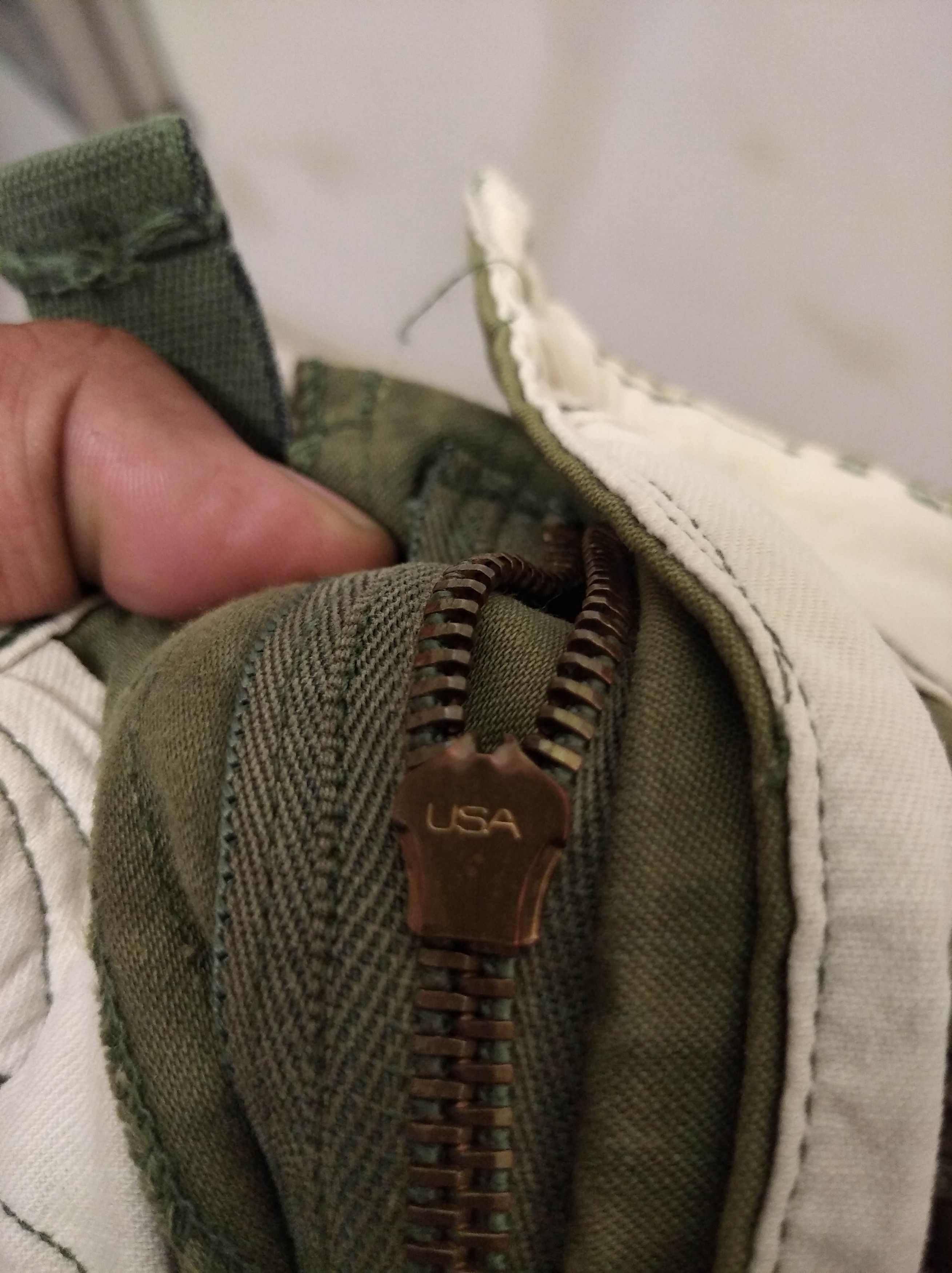 Vintage Vintage 70s US Army OG 107 Sateen Cargo Pants Size US 34 / EU 50 - 4 Thumbnail