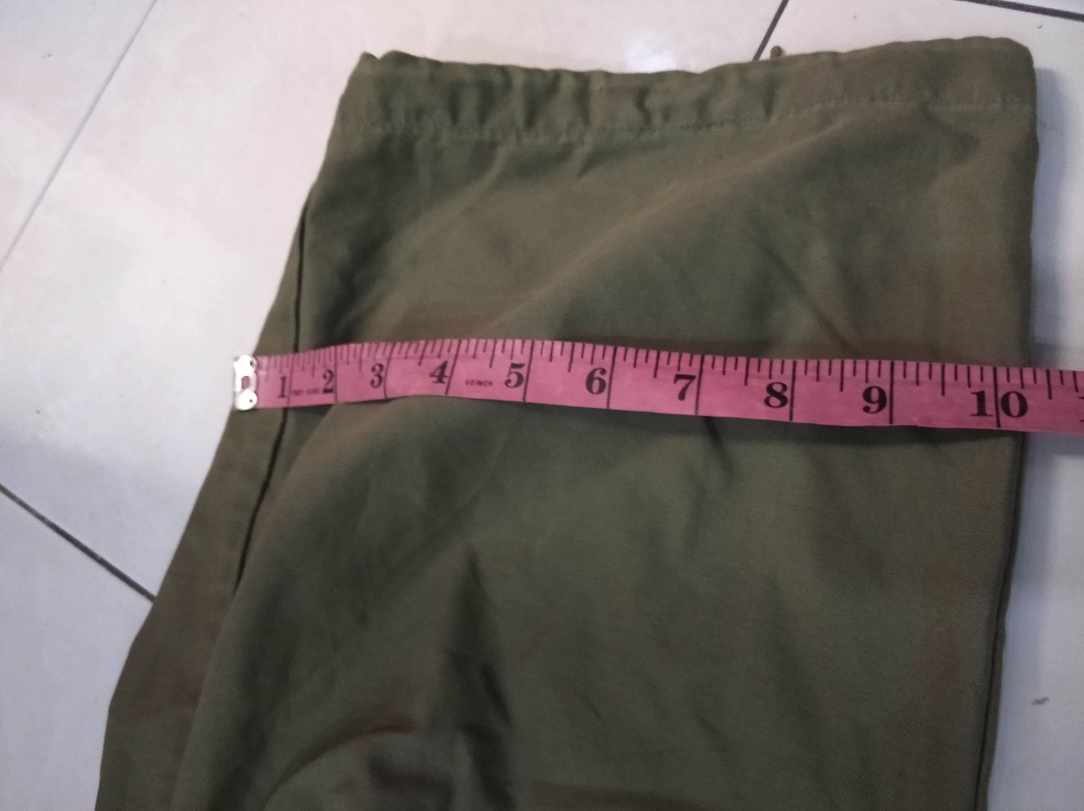 Vintage Vintage 70s US Army OG 107 Sateen Cargo Pants Size US 34 / EU 50 - 15 Thumbnail