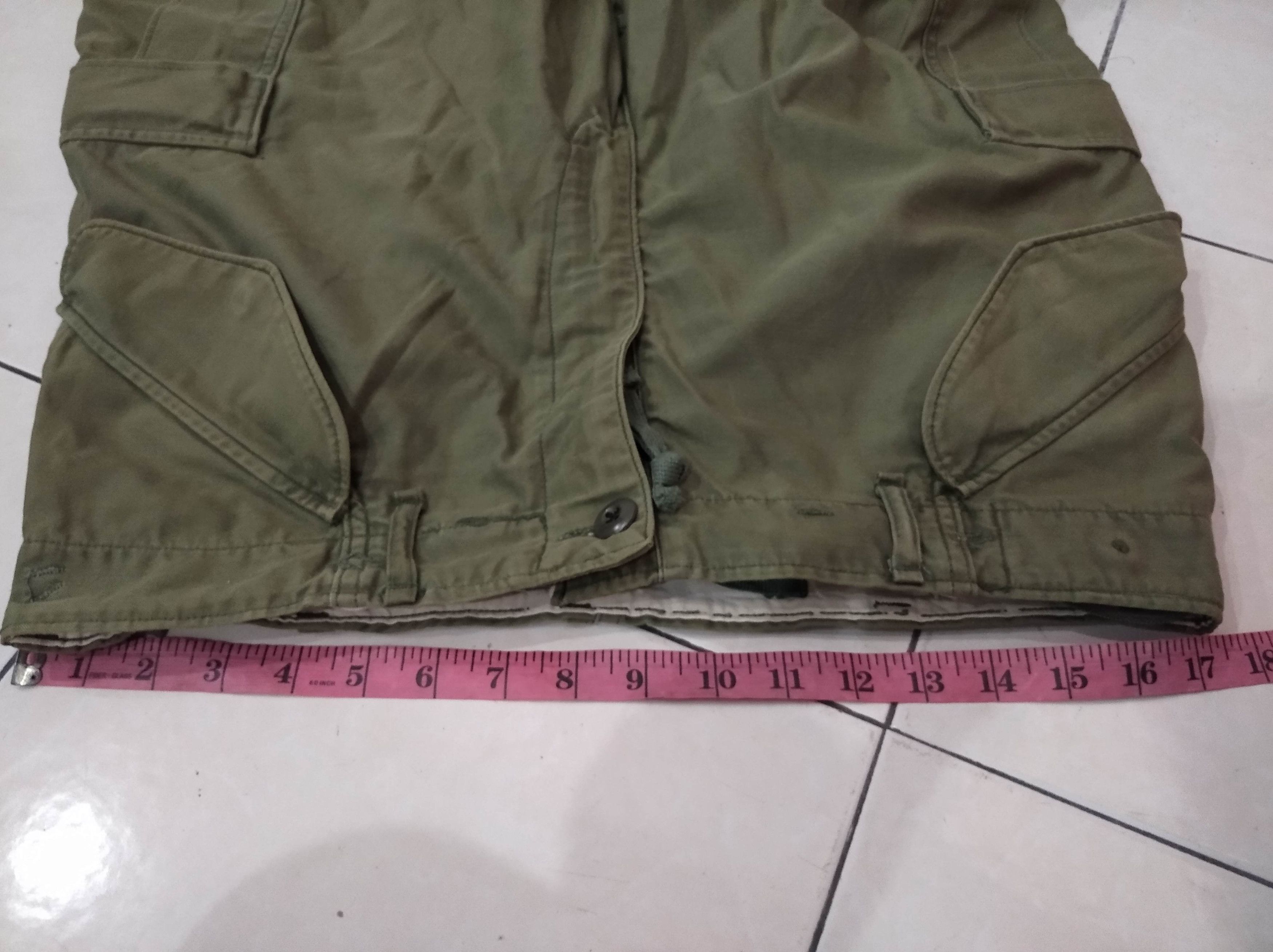 Vintage Vintage 70s US Army OG 107 Sateen Cargo Pants Size US 34 / EU 50 - 17 Thumbnail