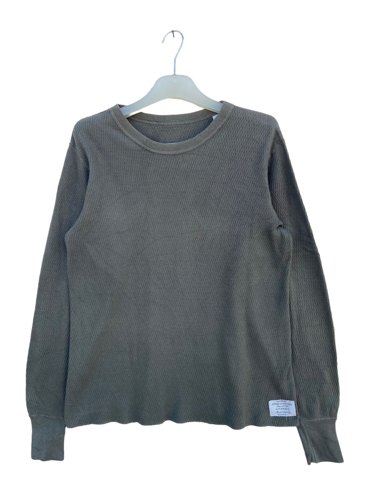image of Anatomica By Wakouwa Anatomica Tees in Green Grey, Men's (Size Small)