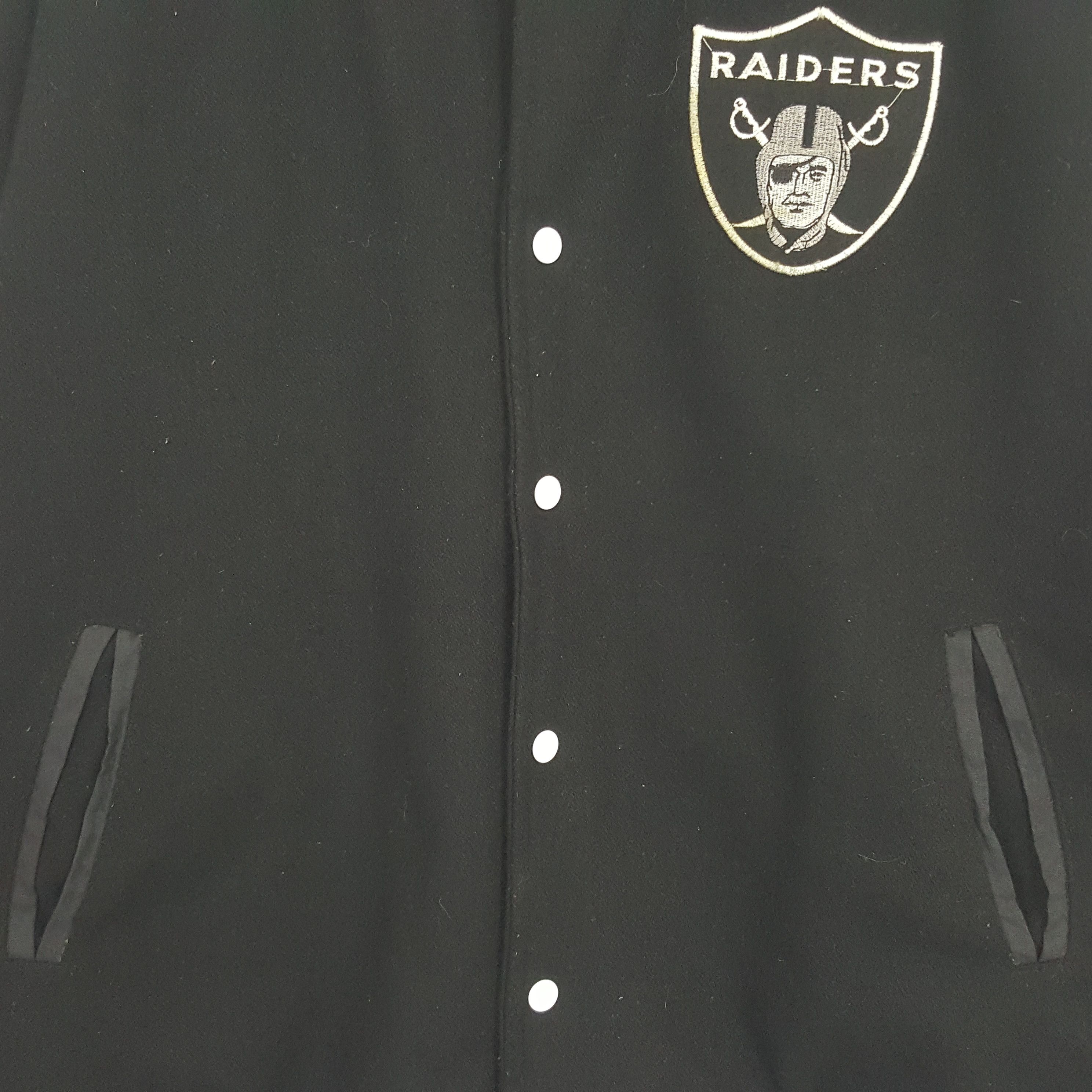 NFL × Vintage Vintage Raider Big Design Varsity Jacket Size US XXL / EU 58 / 5 - 2 Thumbnail