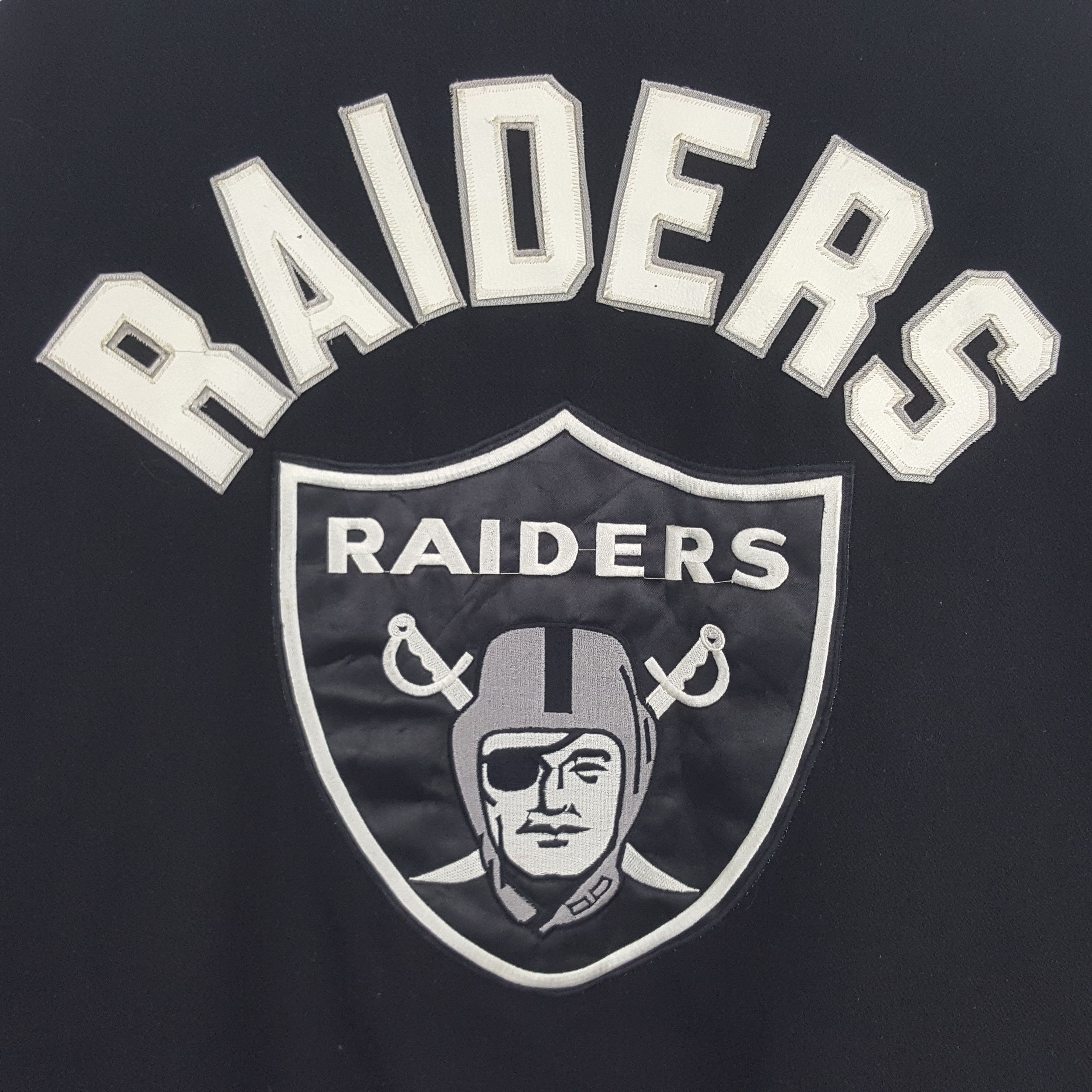NFL × Vintage Vintage Raider Big Design Varsity Jacket Size US XXL / EU 58 / 5 - 4 Thumbnail