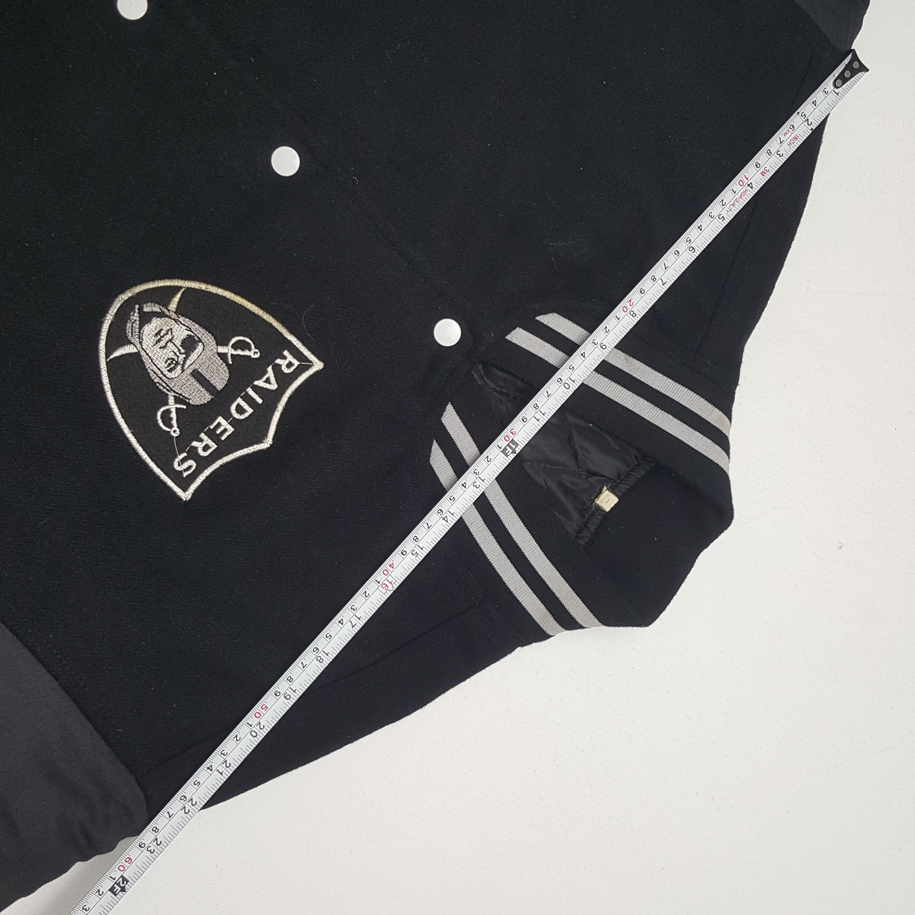NFL × Vintage Vintage Raider Big Design Varsity Jacket Size US XXL / EU 58 / 5 - 6 Thumbnail