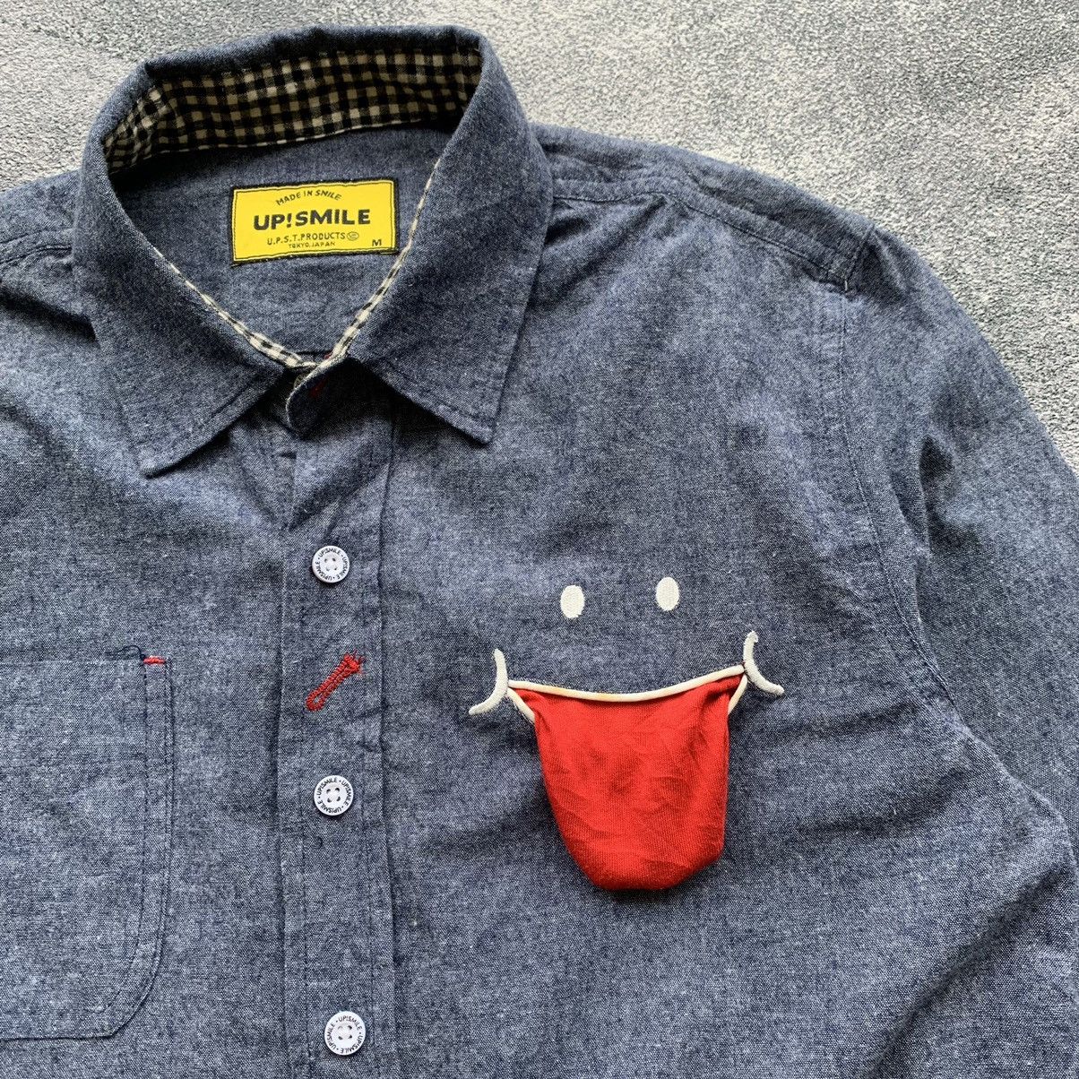 Japanese Brand × Kapital × Seditionaries 🔥UP! Smile like kapital design long sleeve shirt Size US M / EU 48-50 / 2 - 3 Thumbnail