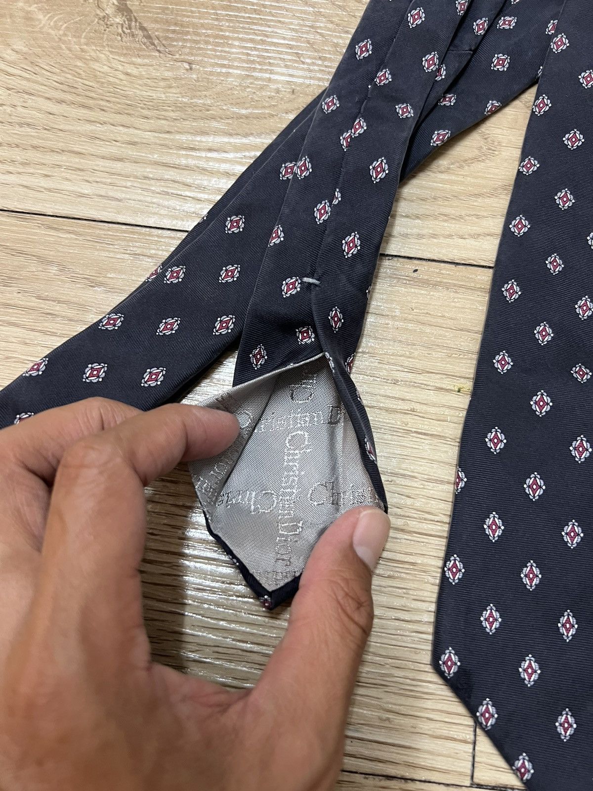 Christian Dior Monsieur × Vintage Christian Dior Silk Tie Size ONE SIZE - 4 Thumbnail