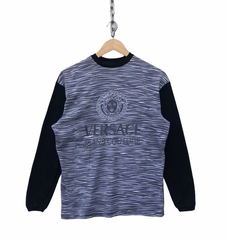 Versace Jeans Couture Versace Jeans Couture Medusa Logo Longsleeve Shirt Size US M / EU 48-50 / 2 - 1 Thumbnail