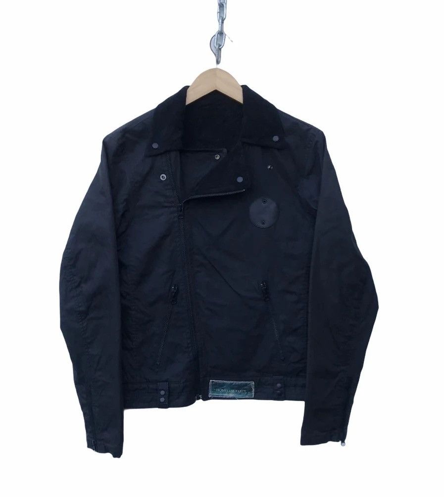 Japanese Brand Homeless Jacket Homeless Party Double Collar Jacket Size US S / EU 44-46 / 1 - 1 Thumbnail