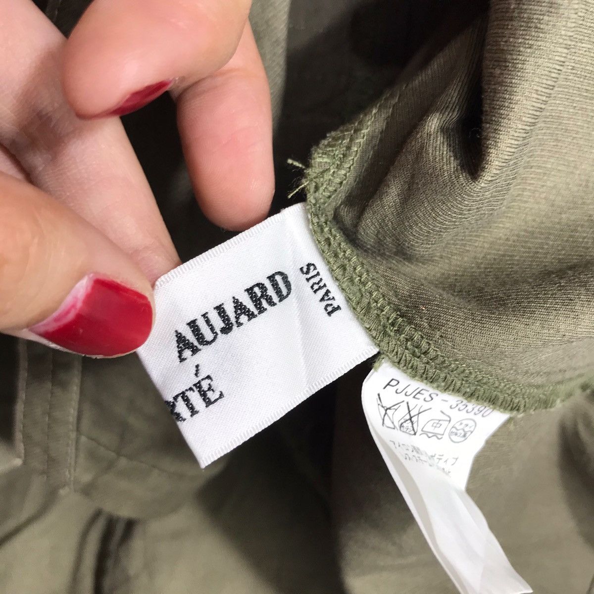 Japanese Brand CHRISTIAN AUJARD LIBERTE Japanese Brand Green Army Jacket Size US M / EU 48-50 / 2 - 5 Thumbnail