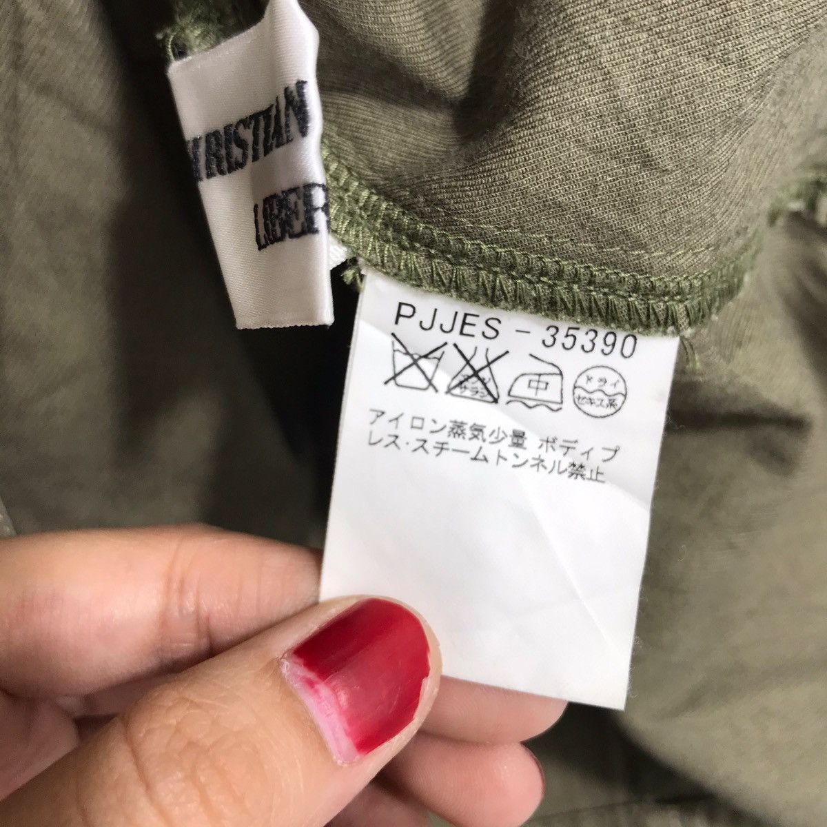 Japanese Brand CHRISTIAN AUJARD LIBERTE Japanese Brand Green Army Jacket Size US M / EU 48-50 / 2 - 7 Thumbnail