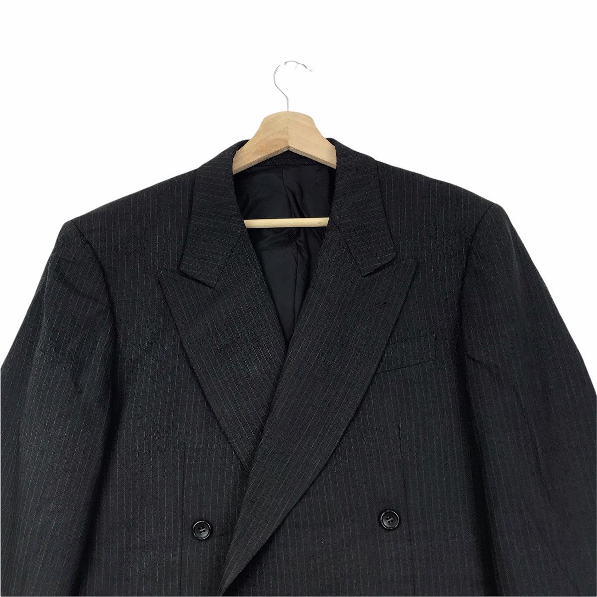 Lanvin LANVIN STUDIO France Brand Hickory Coat Blazer Jacket Size US L / EU 52-54 / 3 - 3 Thumbnail
