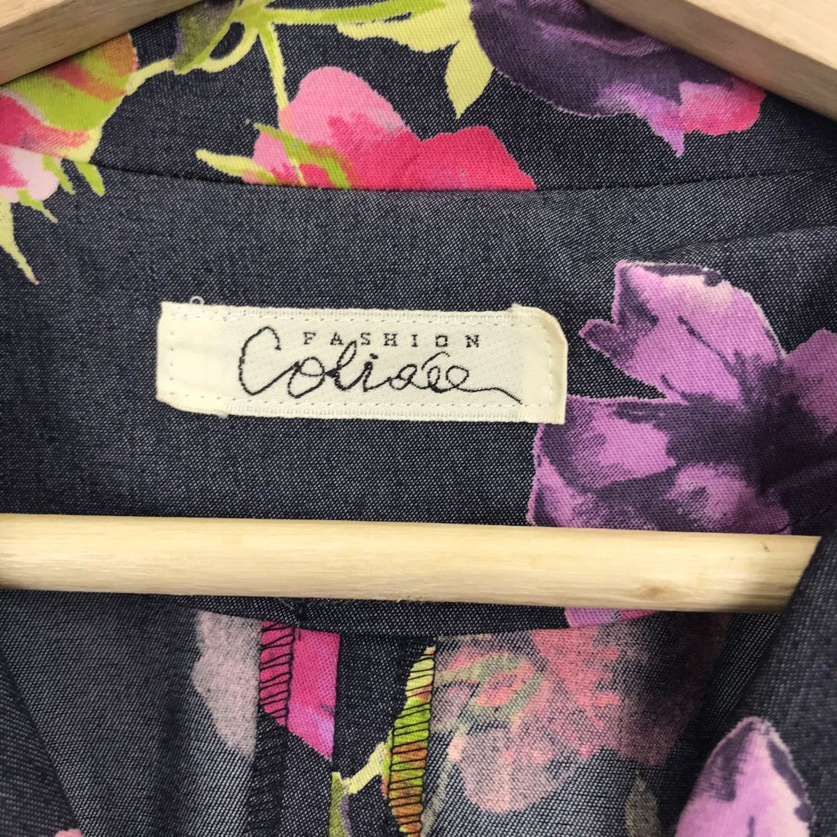 Japanese Brand COULISSE FASHION Japanese Designer Floral Flower Coat Size US M / EU 48-50 / 2 - 3 Thumbnail
