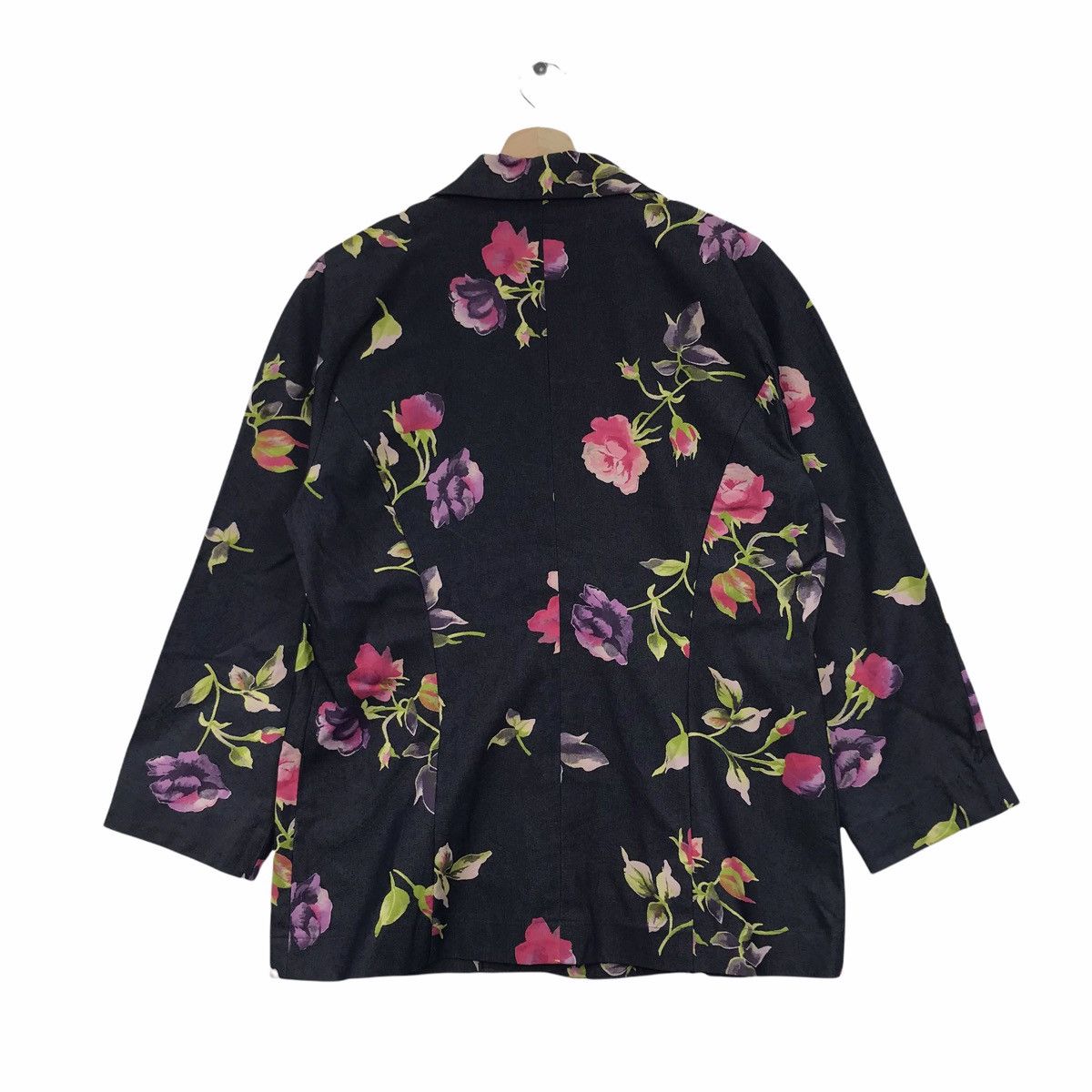 Japanese Brand COULISSE FASHION Japanese Designer Floral Flower Coat Size US M / EU 48-50 / 2 - 8 Thumbnail