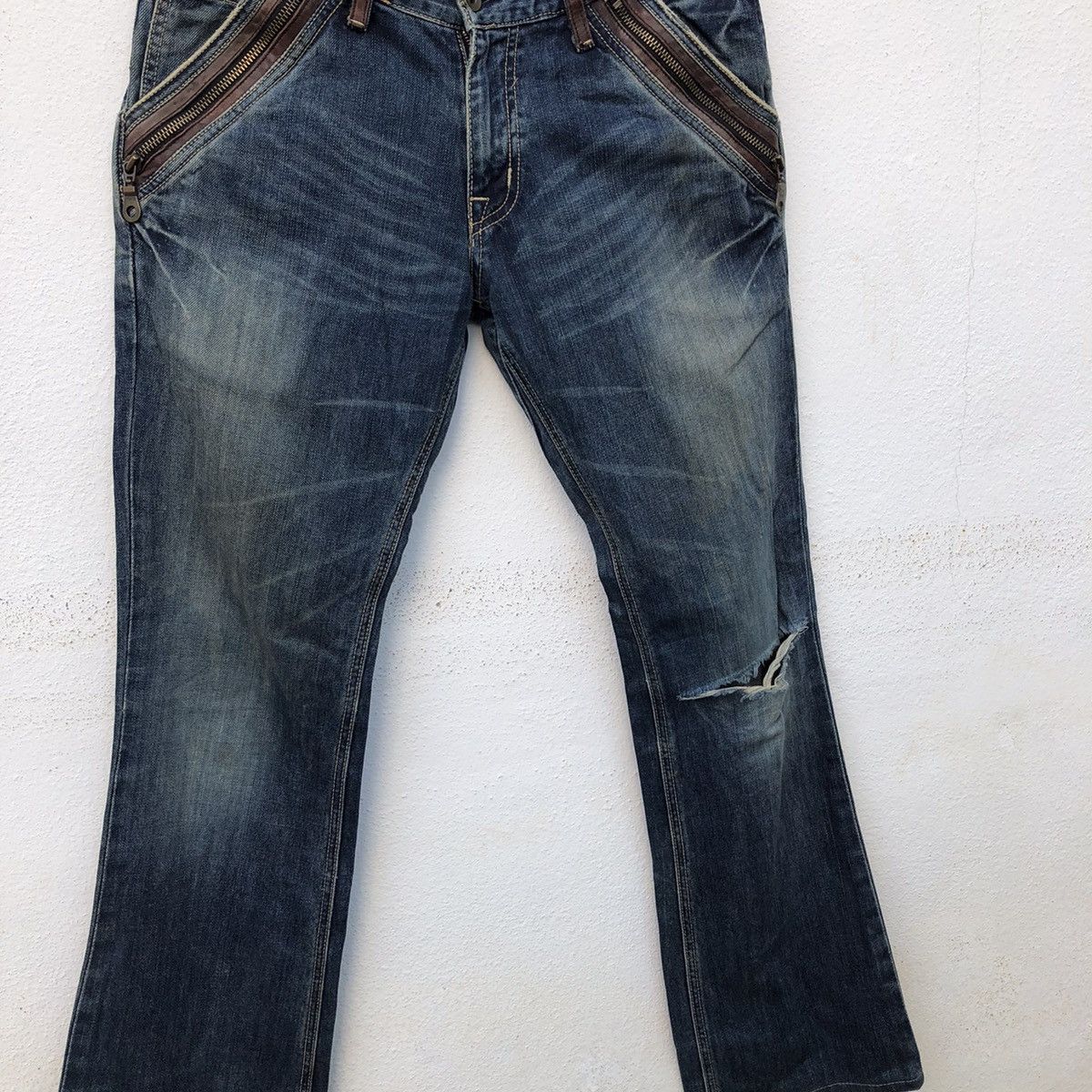 Michel Klein RARE DESIGN SEDITIONARIES DENIM MICHEL KLEIN HOMME Size US 30 / EU 46 - 4 Thumbnail