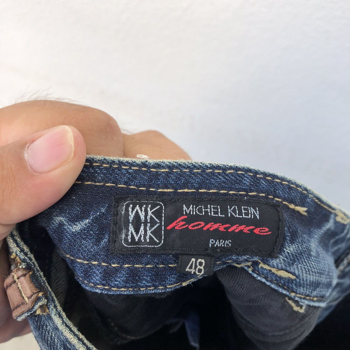 Michel Klein RARE DESIGN SEDITIONARIES DENIM MICHEL KLEIN HOMME Size US 30 / EU 46 - 12 Thumbnail