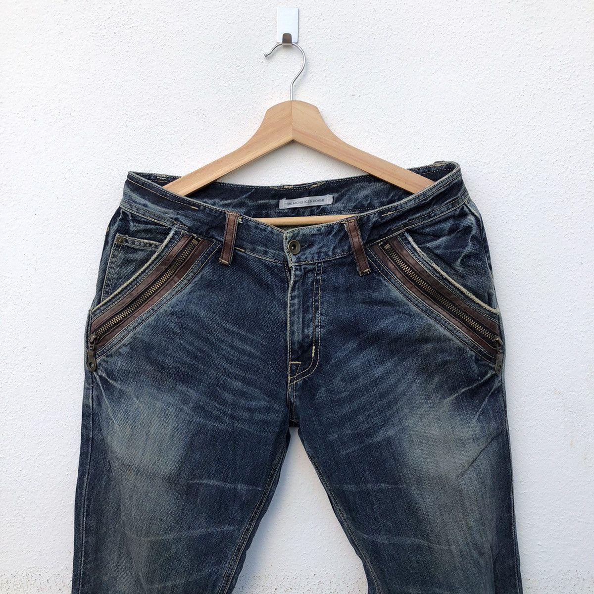 Michel Klein RARE DESIGN SEDITIONARIES DENIM MICHEL KLEIN HOMME Size US 30 / EU 46 - 3 Thumbnail