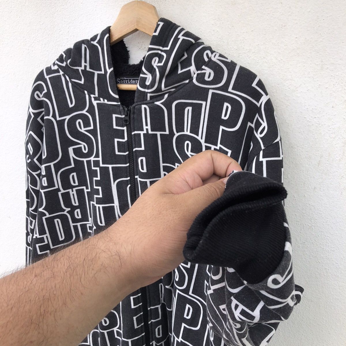 Japanese Brand 💥RARE💥 SORRIDERE FULL PRINT HOODIE NICE DESIGN Size US XXL / EU 58 / 5 - 4 Thumbnail
