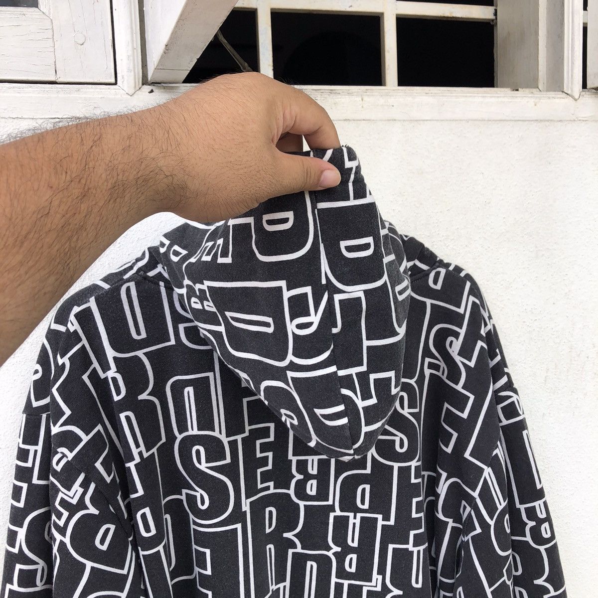 Japanese Brand 💥RARE💥 SORRIDERE FULL PRINT HOODIE NICE DESIGN Size US XXL / EU 58 / 5 - 6 Thumbnail