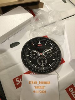 Supreme Watch Plate Black | Grailed