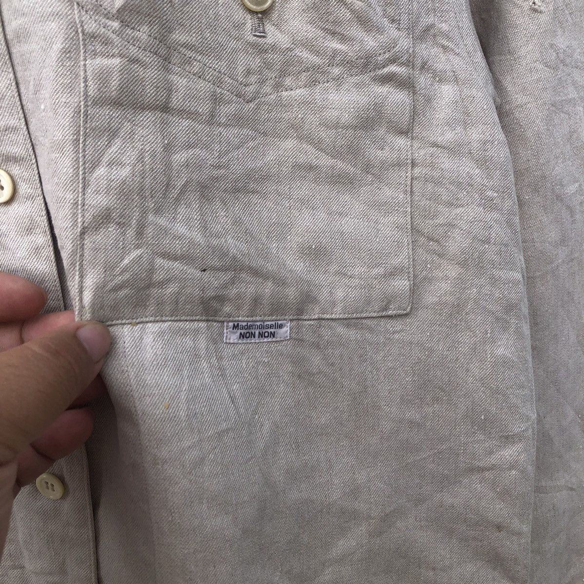 Japanese Brand ISSEY MIYAKE INSPIRED CHORE JACKET MADEMOISELLE NON NON Size US L / EU 52-54 / 3 - 5 Thumbnail