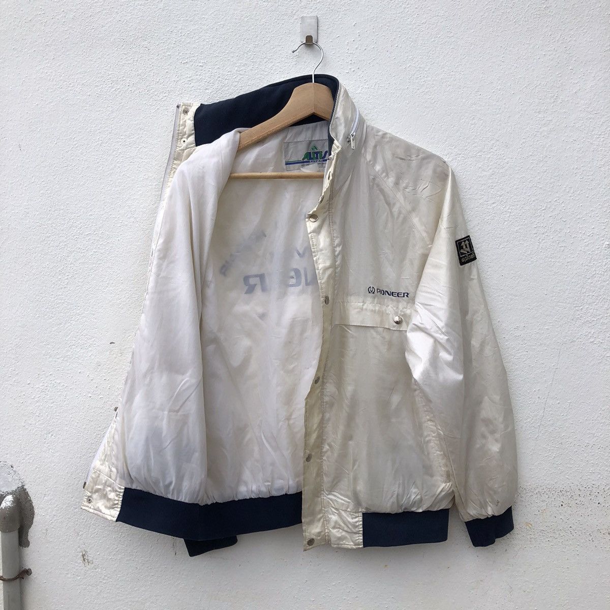 Japanese Brand SERVICE PIONEER BIG LOGO ZIPPER JACKET Size US M / EU 48-50 / 2 - 10 Thumbnail
