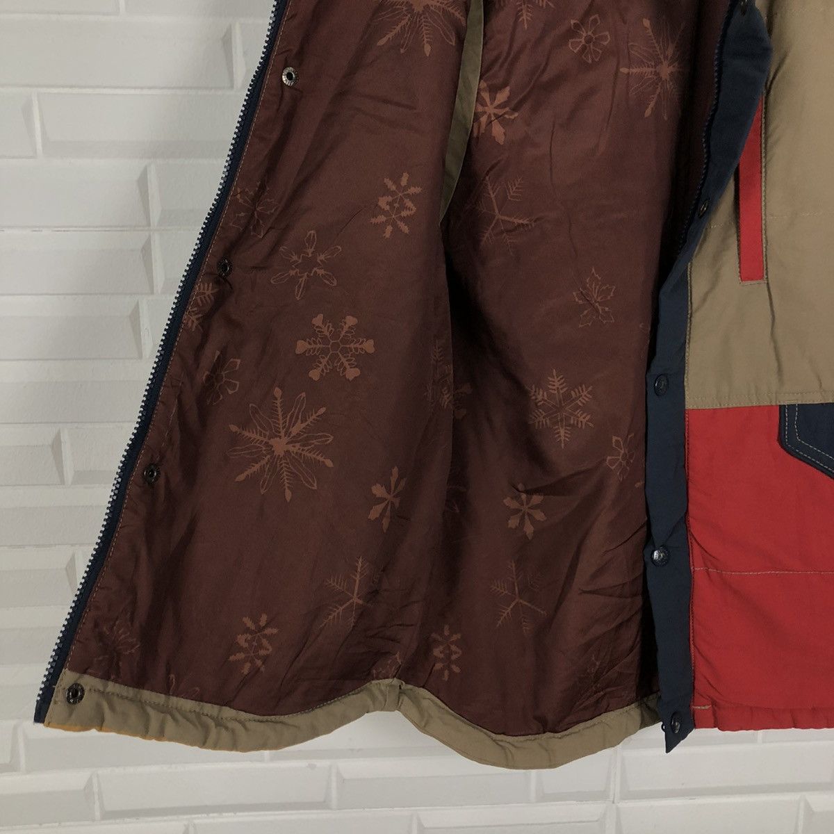 GRN GRN VEST QUILTED PUFFER COLOURFUL RARE DESIGN Size US S / EU 44-46 / 1 - 11 Thumbnail