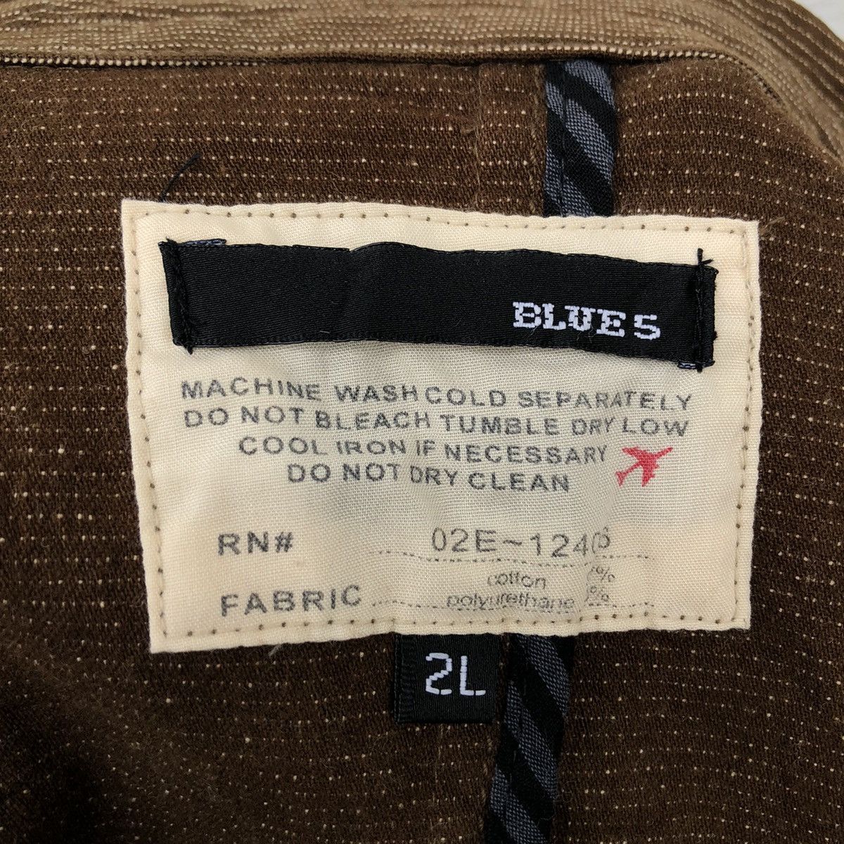 Japanese Brand VINTAGE DENIM MATERIAL JACKET BY BLUES DOUBLE COLLAR Size US XL / EU 56 / 4 - 12 Thumbnail