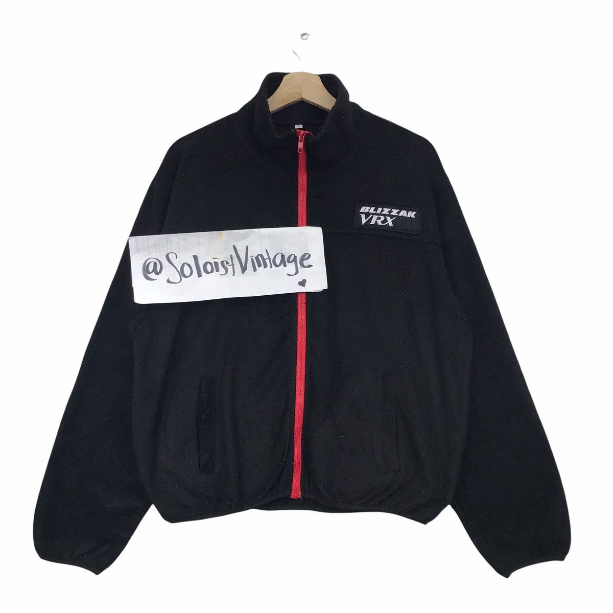 Vintage BLIZZAK VRX Racing Team Tyre Formula One Fleece Jacket Size US L / EU 52-54 / 3 - 1 Thumbnail