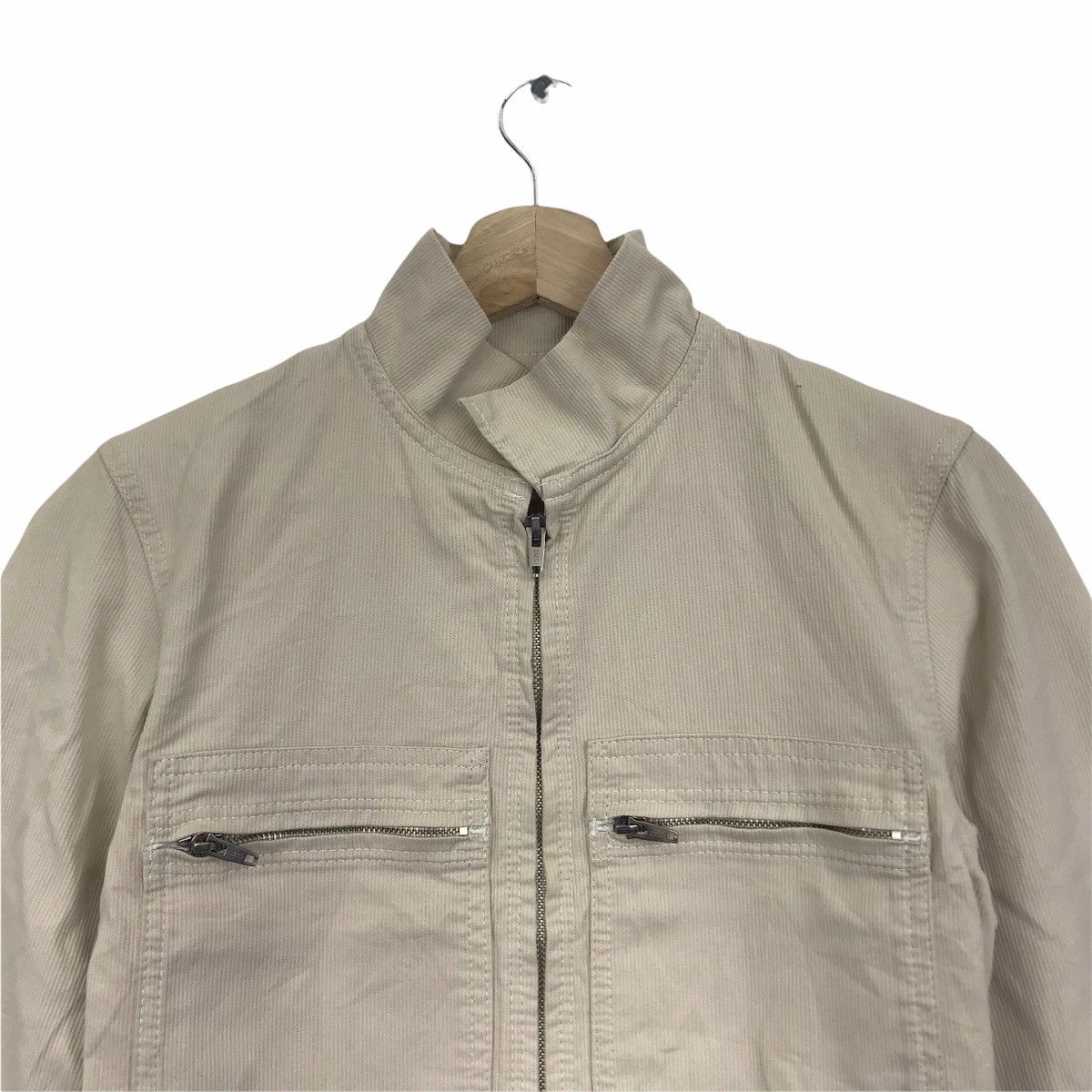 Vintage ZUCCA TRAVAIL Crop Top France Designer Motor Bike Jacket Size US S / EU 44-46 / 1 - 2 Thumbnail