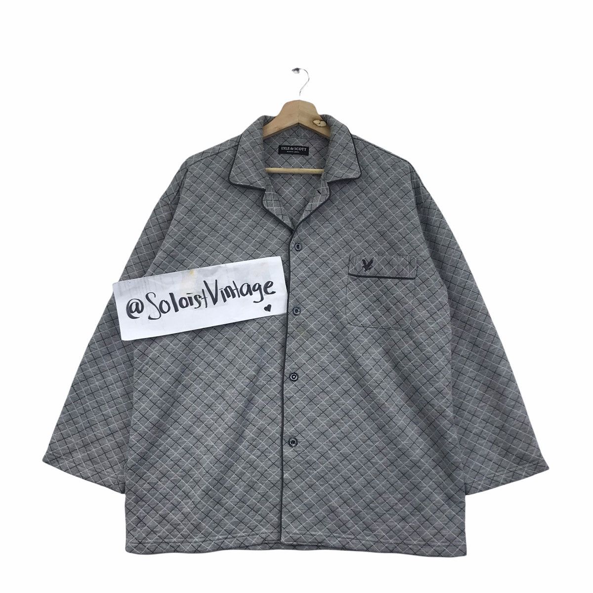 Lyle & Scott LYLE & SCOTT Black Label Button Up Shirt Size US L / EU 52-54 / 3 - 1 Thumbnail