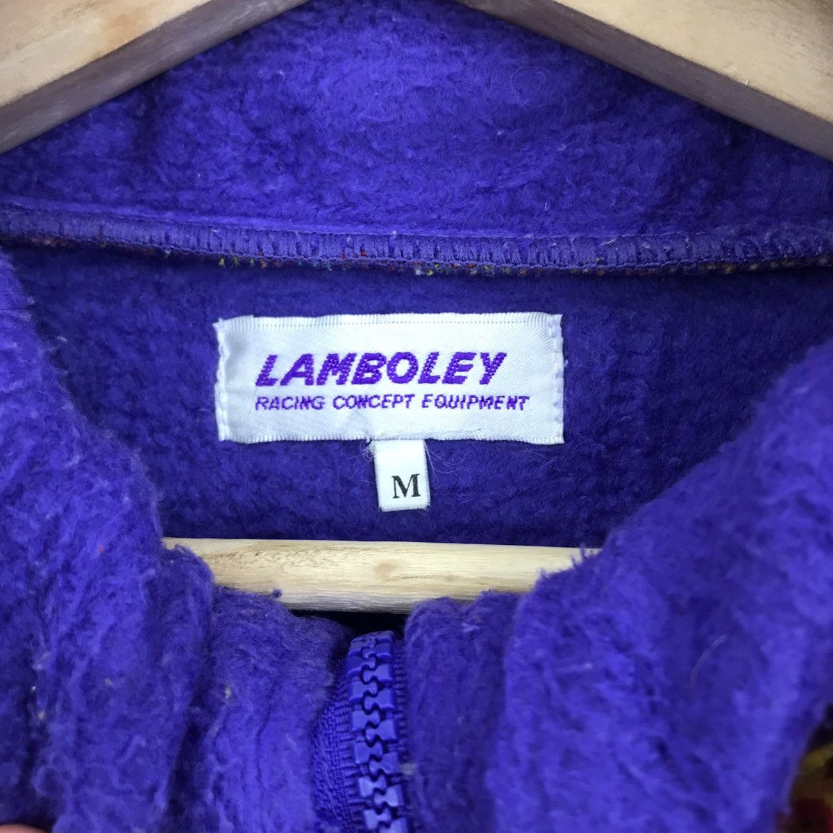 Vintage LAMBOLEY Racing Concept Equipment Team Fancy Sweatshirt Size US M / EU 48-50 / 2 - 3 Thumbnail