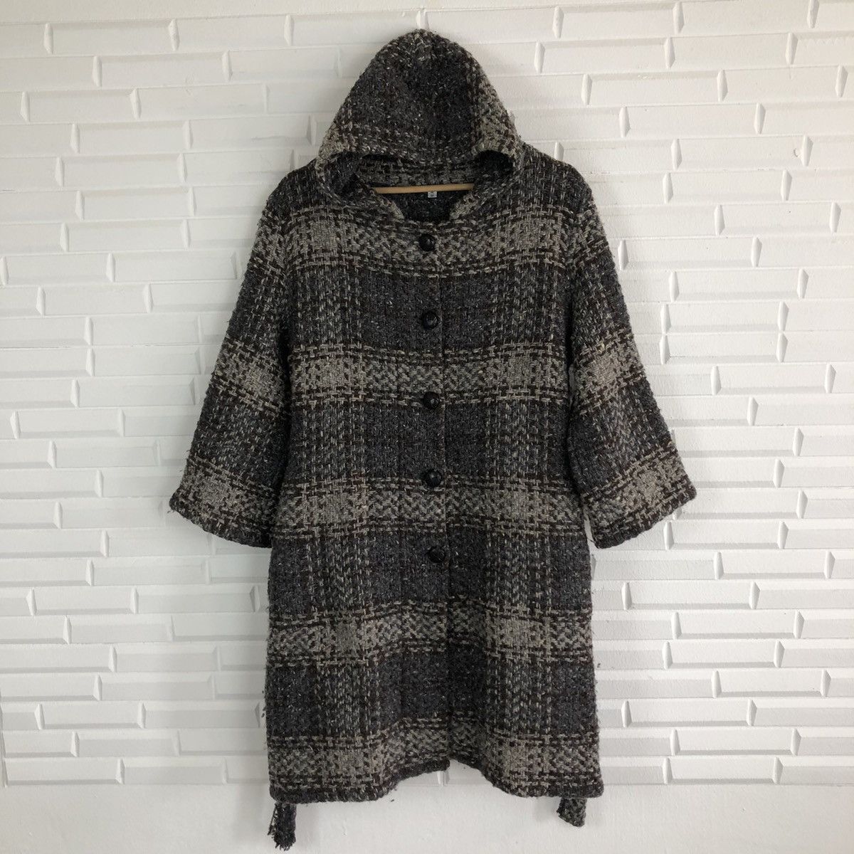 Japanese Brand WOOL TARTAN JACKET BRANIGANWEAVERS INSPIRED BY ISSEY MIYAKE Size US M / EU 48-50 / 2 - 7 Thumbnail