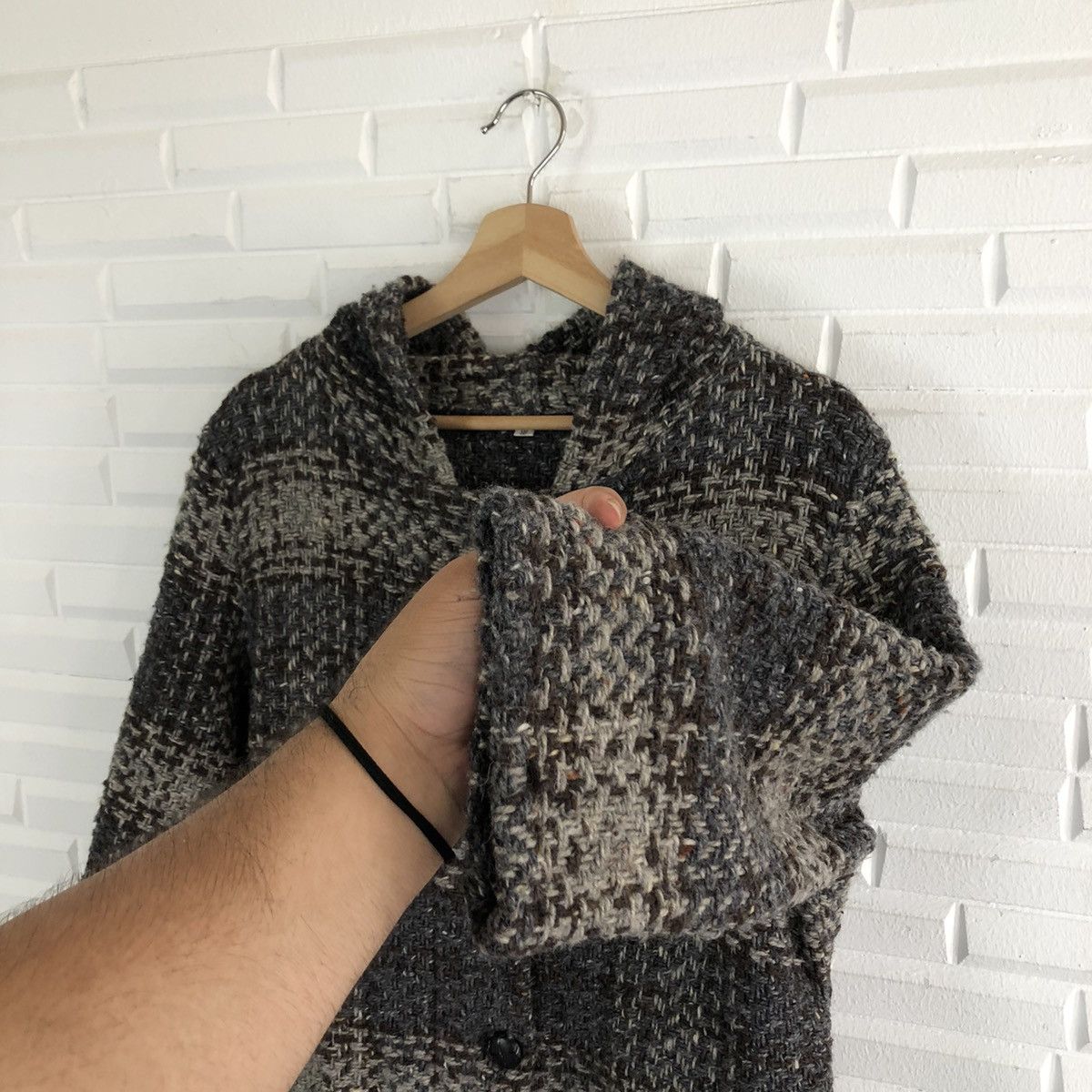 Japanese Brand WOOL TARTAN JACKET BRANIGANWEAVERS INSPIRED BY ISSEY MIYAKE Size US M / EU 48-50 / 2 - 6 Thumbnail