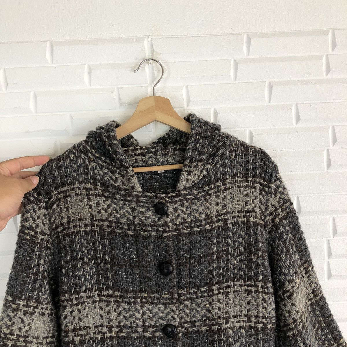 Japanese Brand WOOL TARTAN JACKET BRANIGANWEAVERS INSPIRED BY ISSEY MIYAKE Size US M / EU 48-50 / 2 - 5 Thumbnail