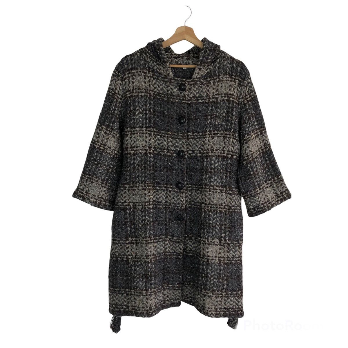 Japanese Brand WOOL TARTAN JACKET BRANIGANWEAVERS INSPIRED BY ISSEY MIYAKE Size US M / EU 48-50 / 2 - 1 Thumbnail