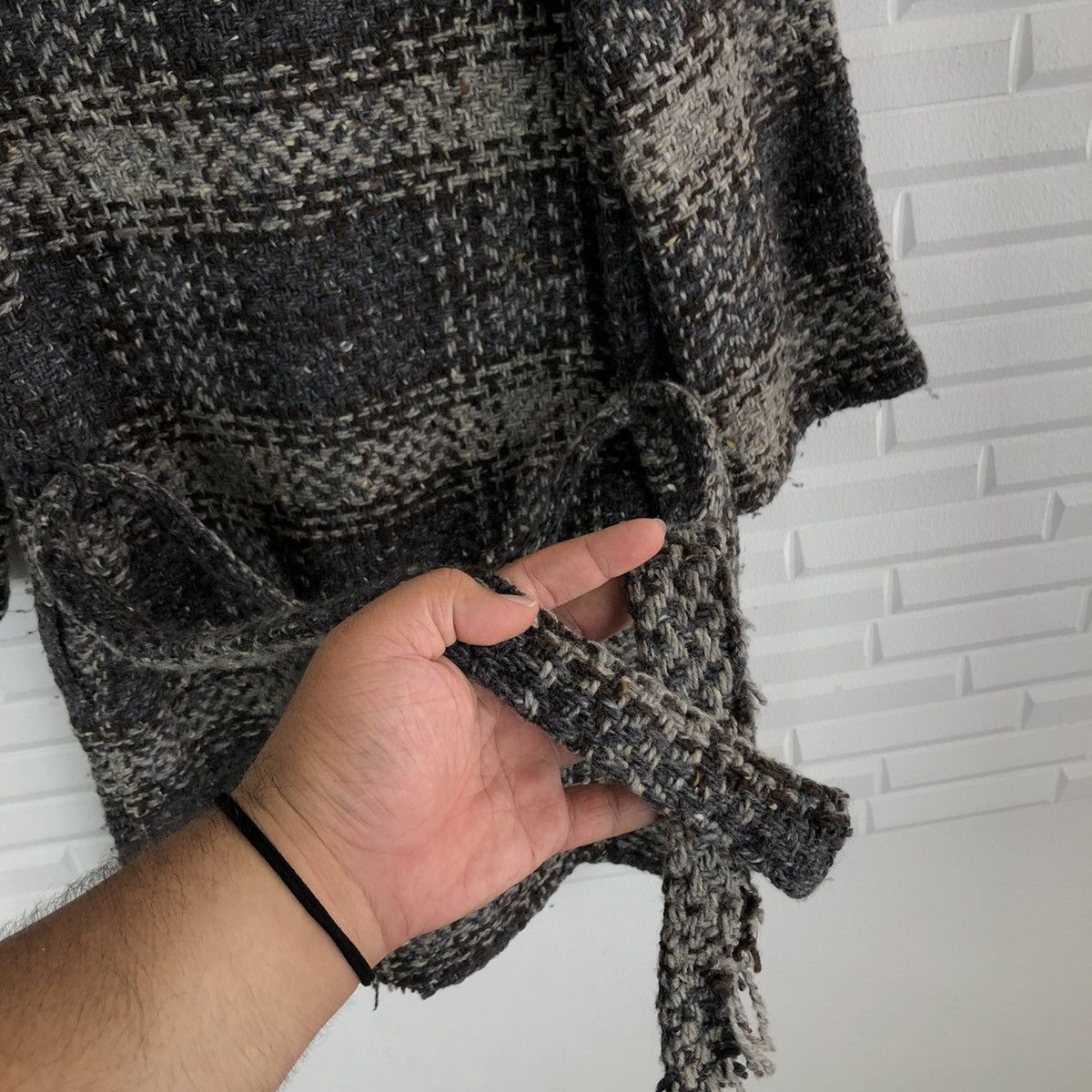 Japanese Brand WOOL TARTAN JACKET BRANIGANWEAVERS INSPIRED BY ISSEY MIYAKE Size US M / EU 48-50 / 2 - 11 Thumbnail