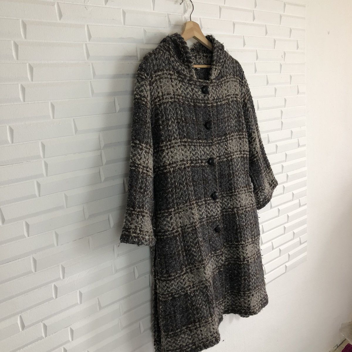 Japanese Brand WOOL TARTAN JACKET BRANIGANWEAVERS INSPIRED BY ISSEY MIYAKE Size US M / EU 48-50 / 2 - 4 Thumbnail