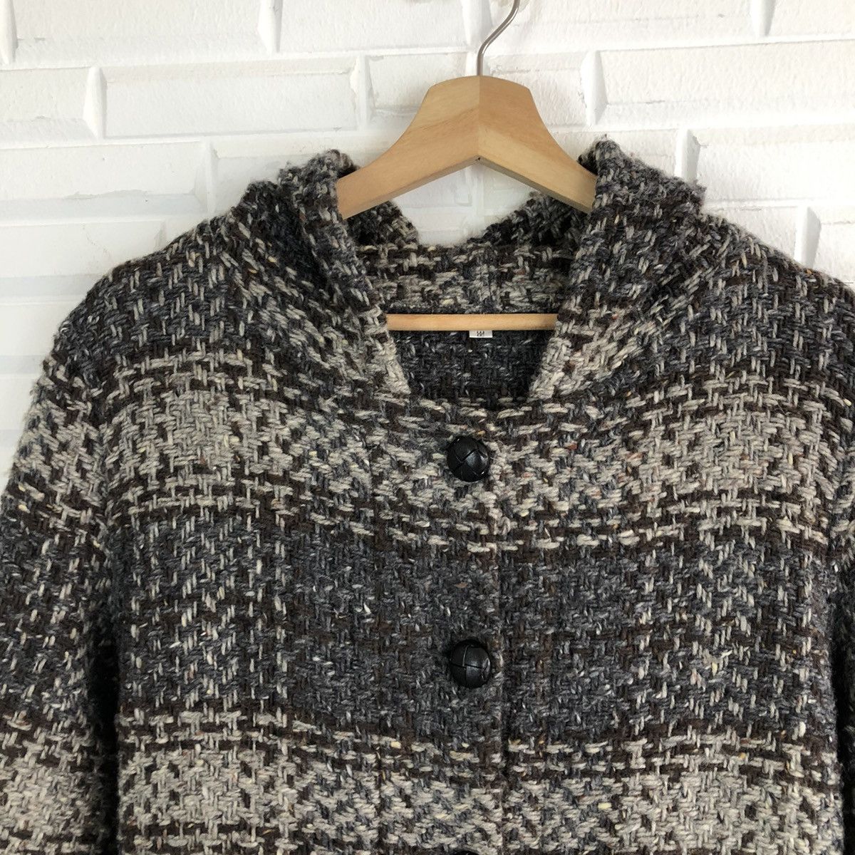 Japanese Brand WOOL TARTAN JACKET BRANIGANWEAVERS INSPIRED BY ISSEY MIYAKE Size US M / EU 48-50 / 2 - 2 Thumbnail