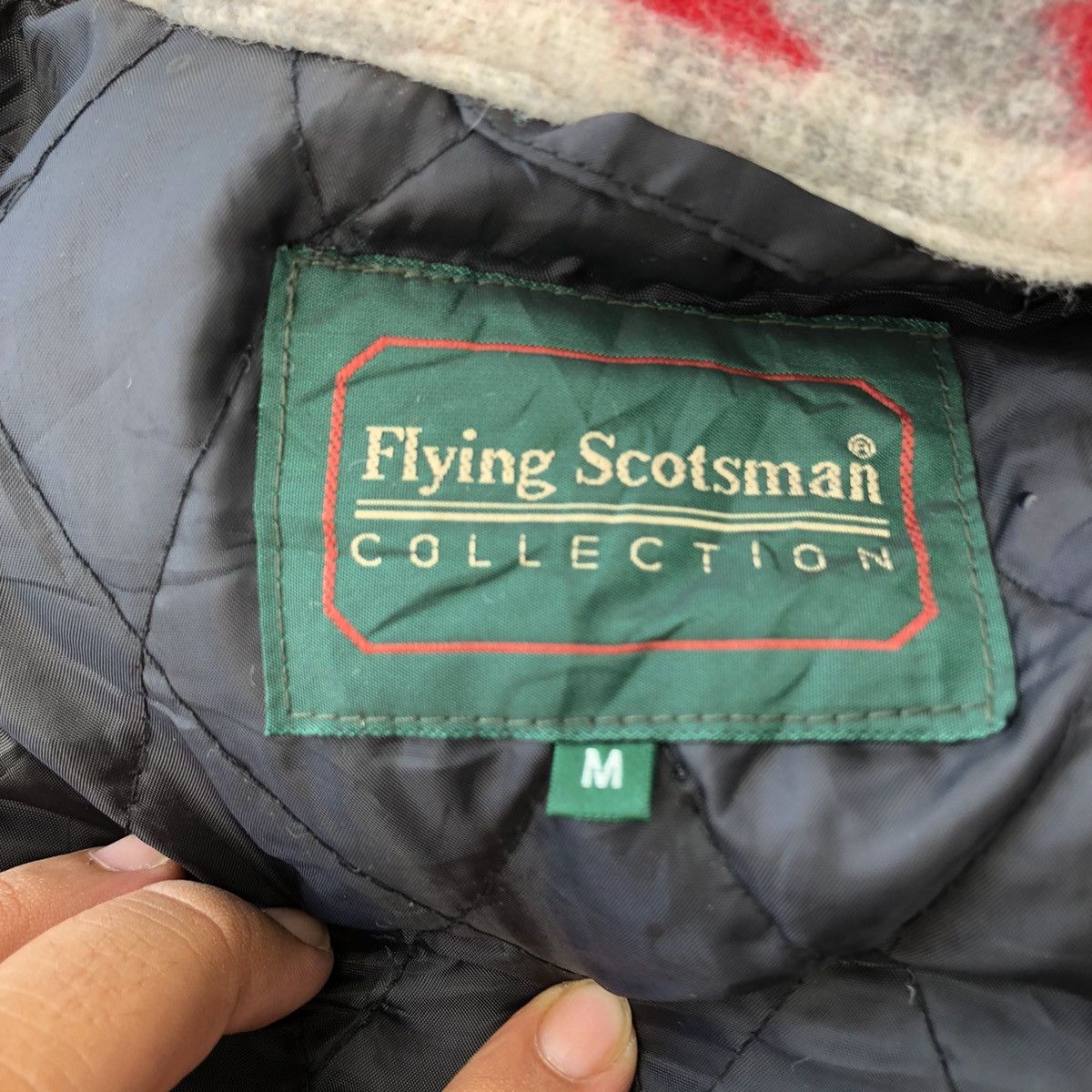 Japanese Brand VINTAGE FLYING SCOTSMAN NAVAJO DESIGN WOOL JACKET Size US M / EU 48-50 / 2 - 12 Thumbnail