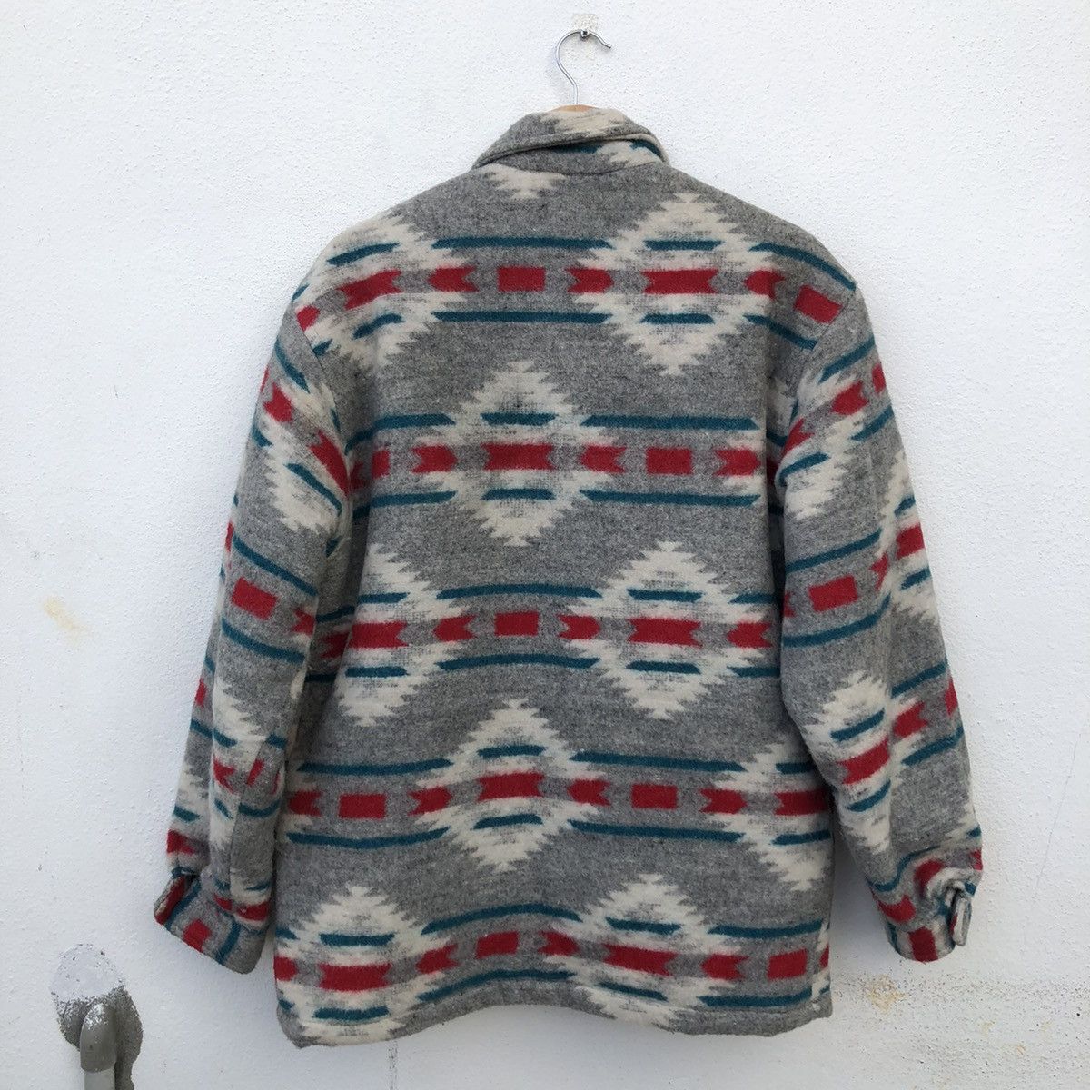 Japanese Brand VINTAGE FLYING SCOTSMAN NAVAJO DESIGN WOOL JACKET Size US M / EU 48-50 / 2 - 8 Thumbnail