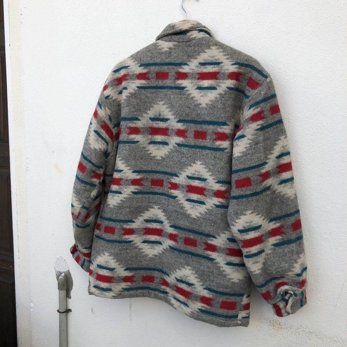 Japanese Brand VINTAGE FLYING SCOTSMAN NAVAJO DESIGN WOOL JACKET Size US M / EU 48-50 / 2 - 9 Thumbnail