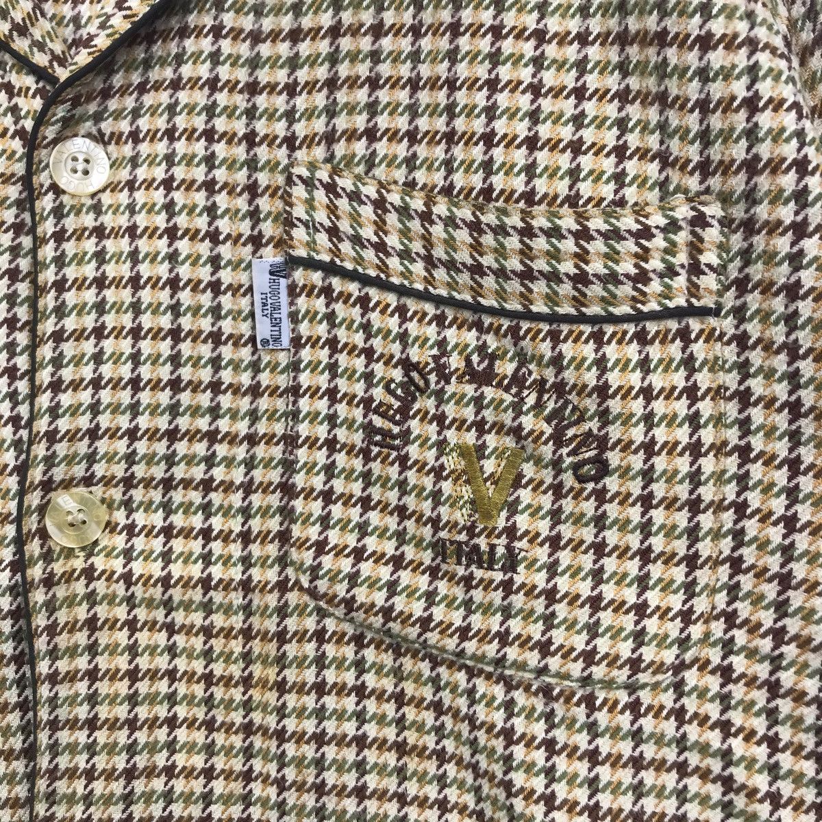Other HUGO VALENTINO ITALY Designer Tartan Check Shirt Size US L / EU 52-54 / 3 - 3 Thumbnail