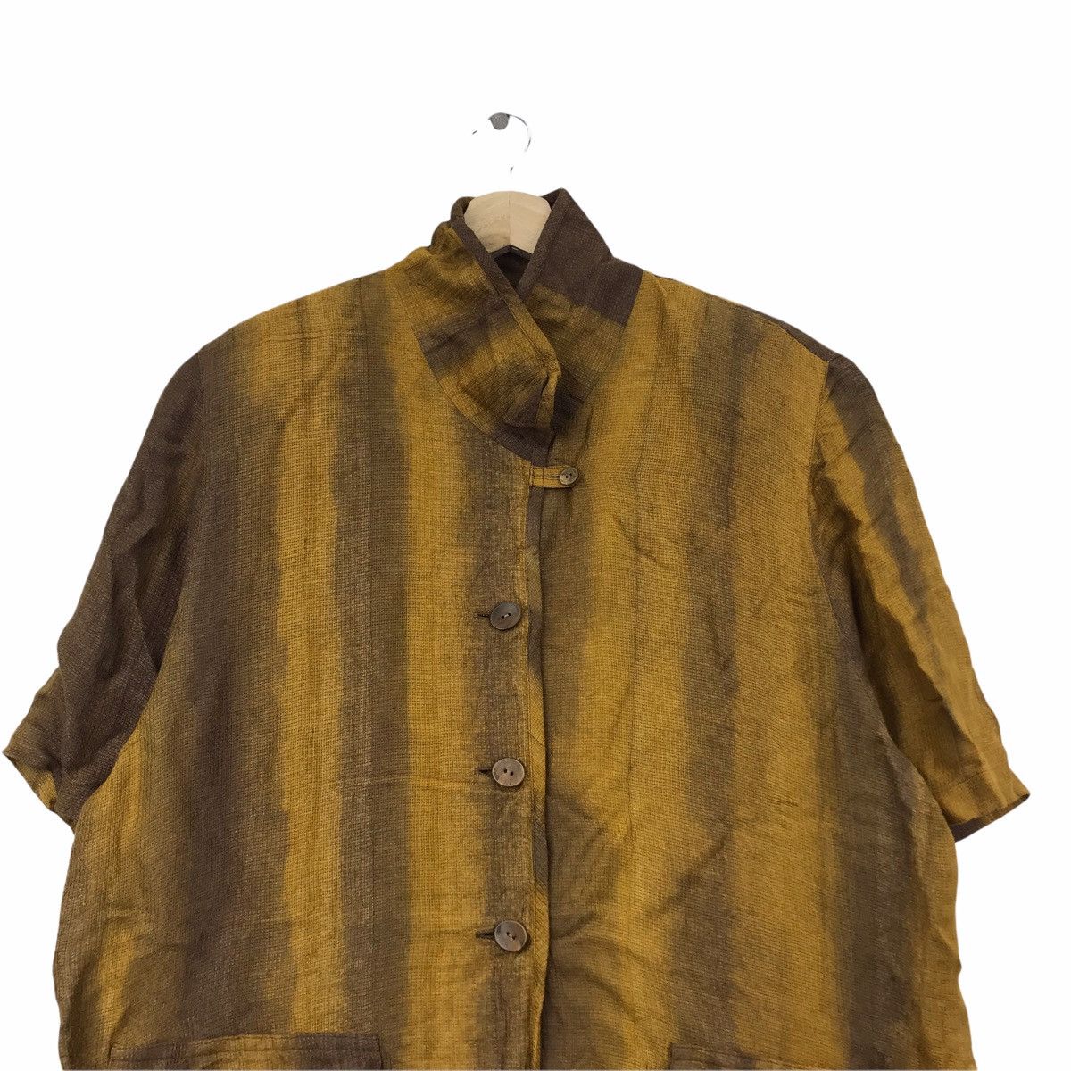 Vintage CHRISTIAN AUJARD LIBERTY Japanese Brand Shirt Size US XL / EU 56 / 4 - 2 Thumbnail