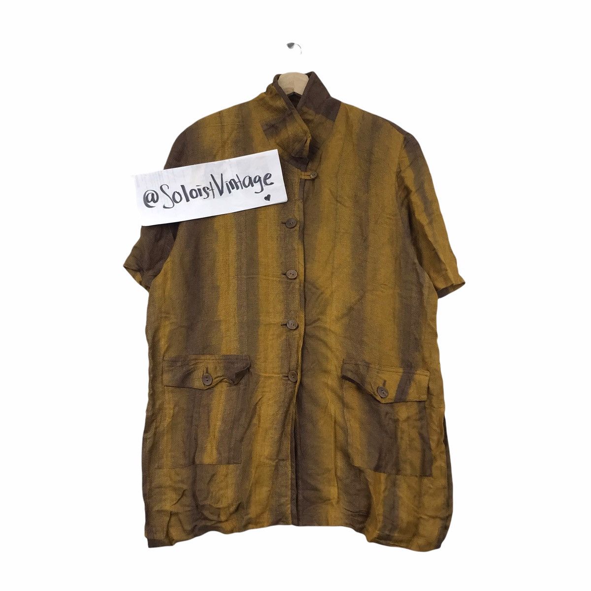 Vintage CHRISTIAN AUJARD LIBERTY Japanese Brand Shirt Size US XL / EU 56 / 4 - 1 Thumbnail