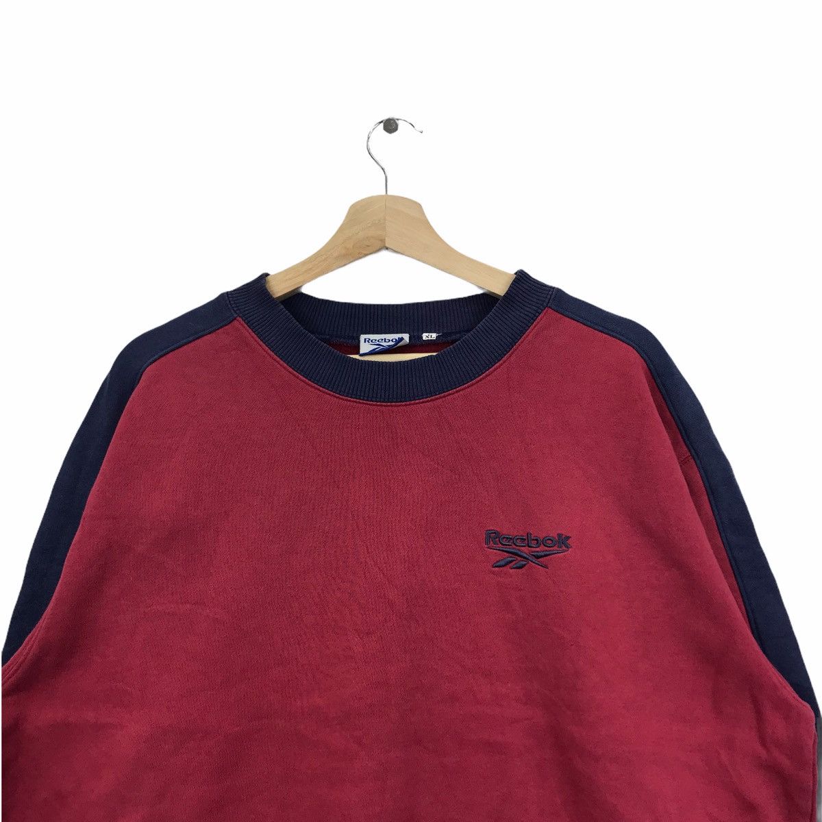 Reebok REEBOK SPORT Sportswear Streetwear Red Sweatshirt Size US XL / EU 56 / 4 - 3 Thumbnail