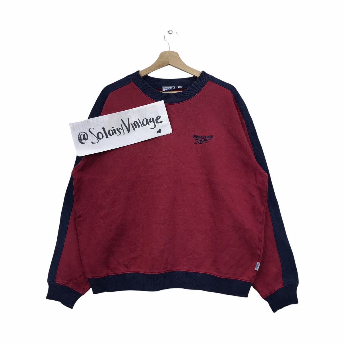 Reebok REEBOK SPORT Sportswear Streetwear Red Sweatshirt Size US XL / EU 56 / 4 - 1 Thumbnail